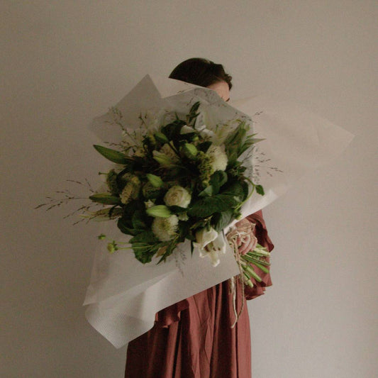 House of Flowers The White Garden Floral Bouquet