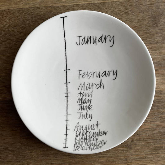 The Detailsmith Large Handwritten Ceramic Plate Collection ED 2 12 months