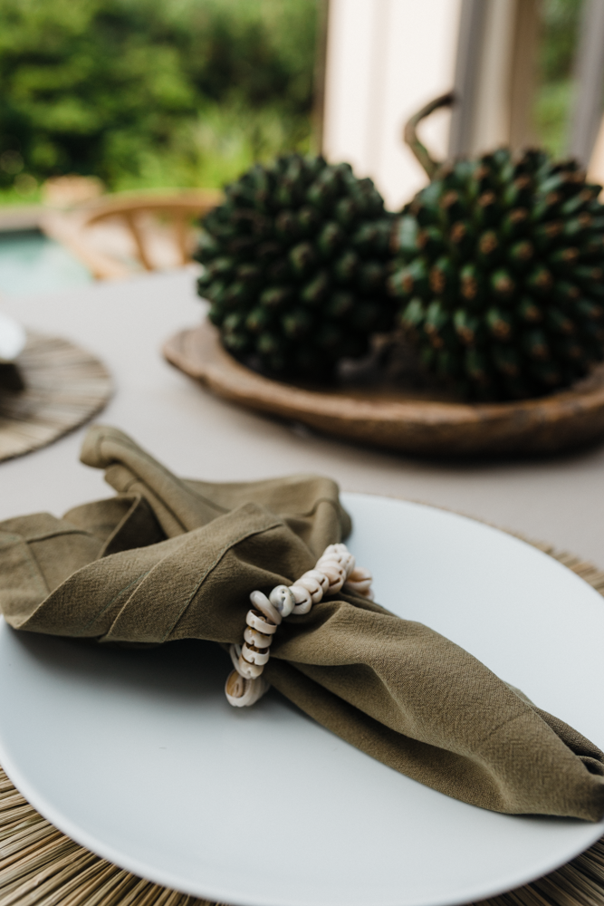 Palmar Collection Natural Cotton Napkin Set