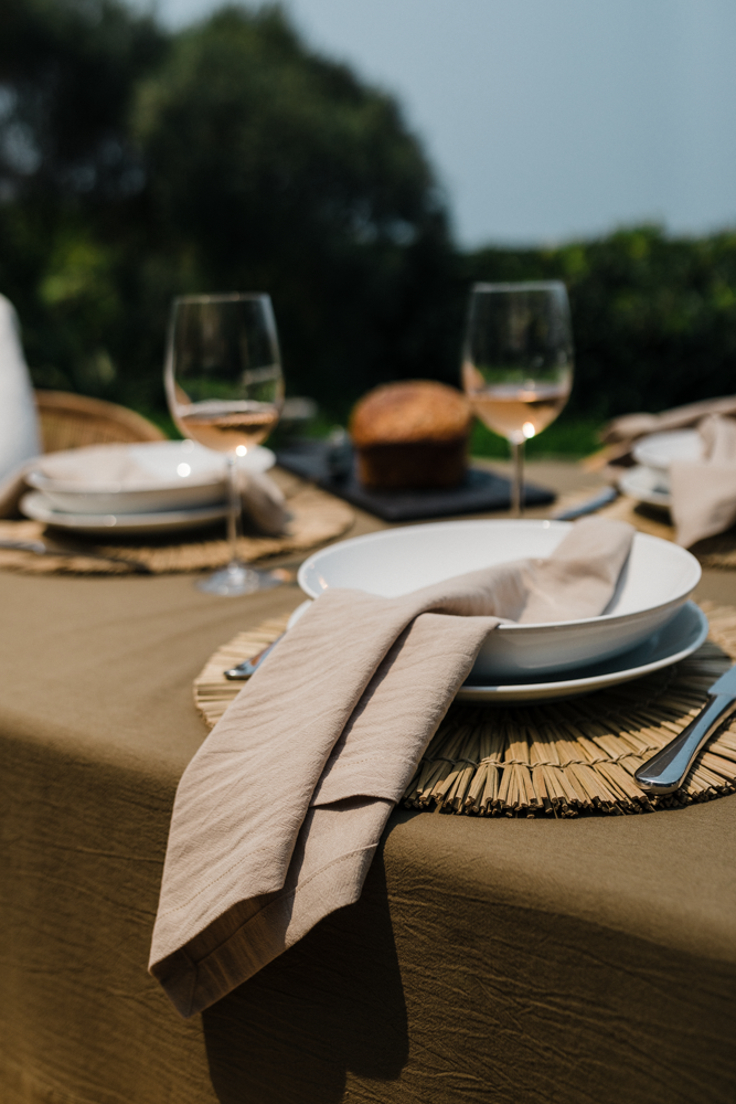 Palmar Collection Natural Cotton Napkin Set