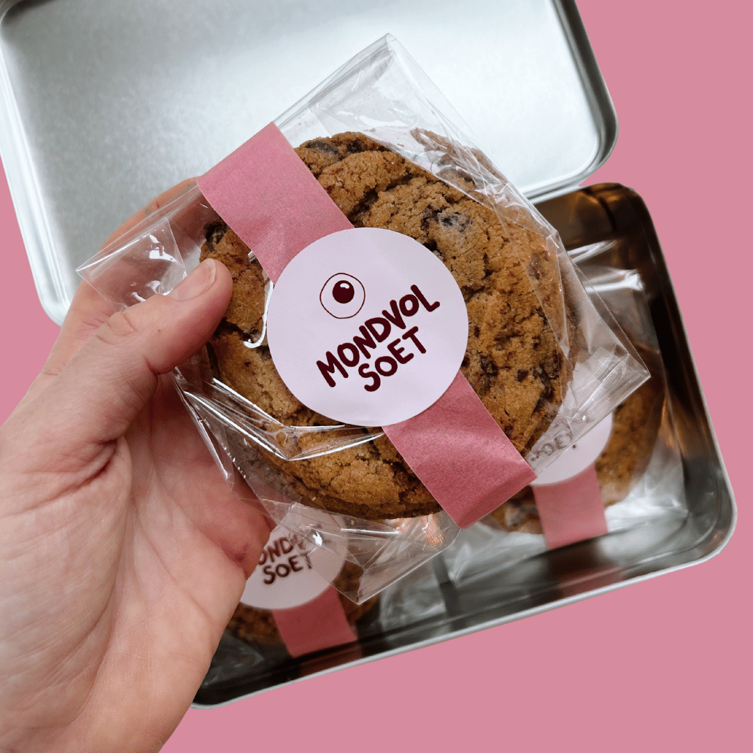 Mondvol Soet Gourmet Salted Choc Chip Cookie Tin