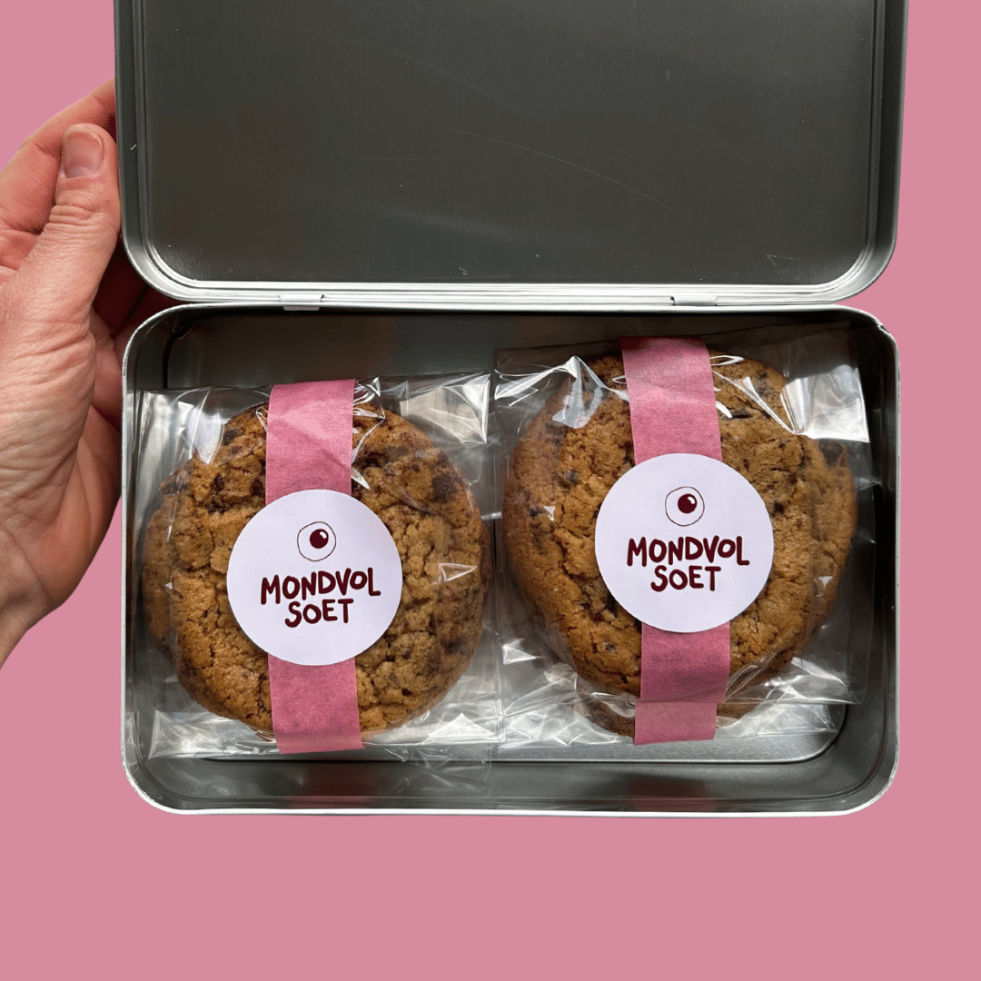 Mondvol Soet Gourmet Salted Choc Chip Cookie Tin