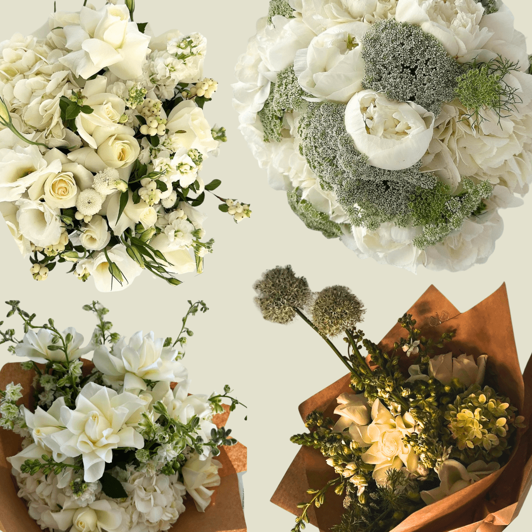 The Florist Johannesburg Custom Flower Bouquet - Joburg Wildflower Veil – Fresh greens and airy whites for an ethereal touch