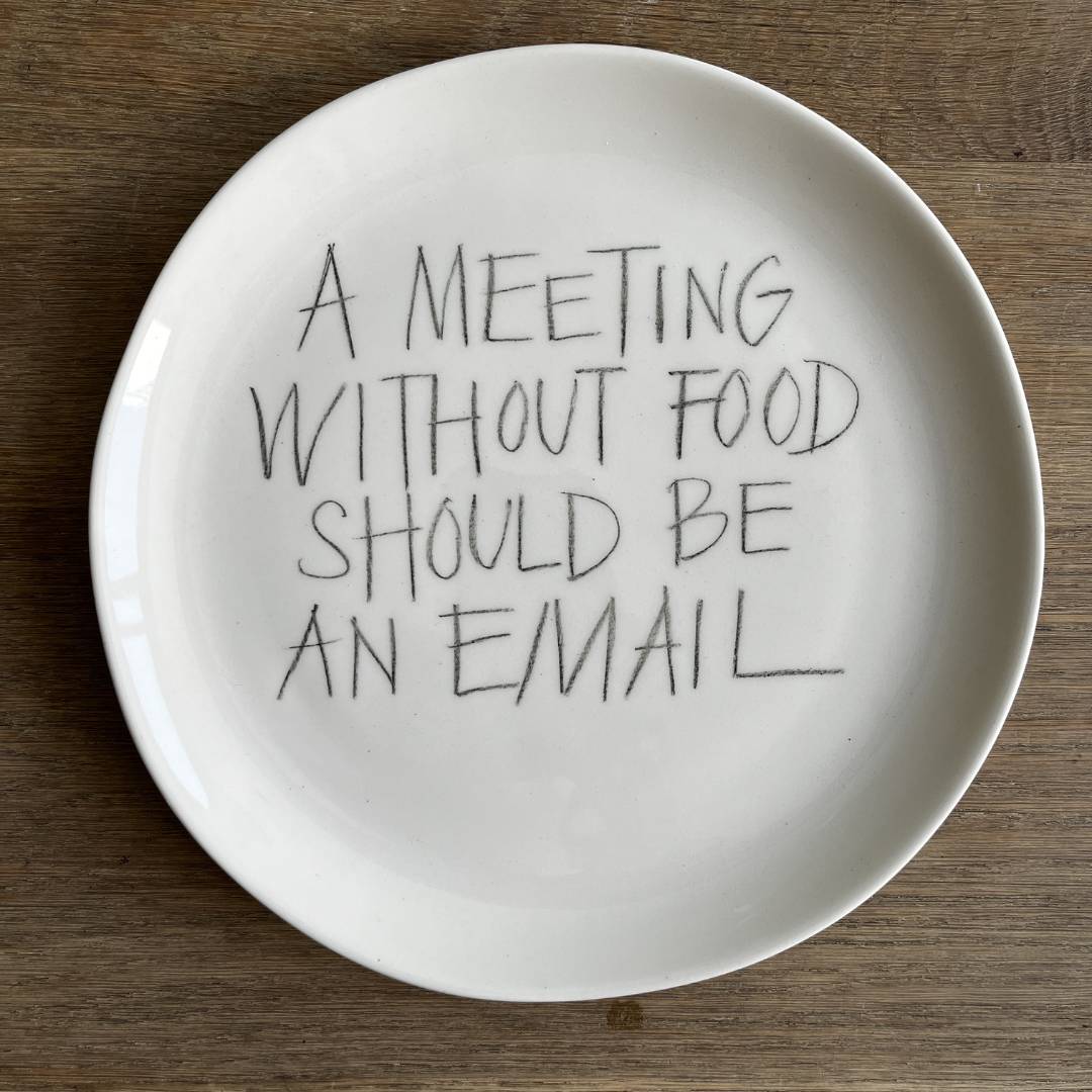 The Detailsmith Medium Handwritten Ceramic Plate Collection ED 1 Email