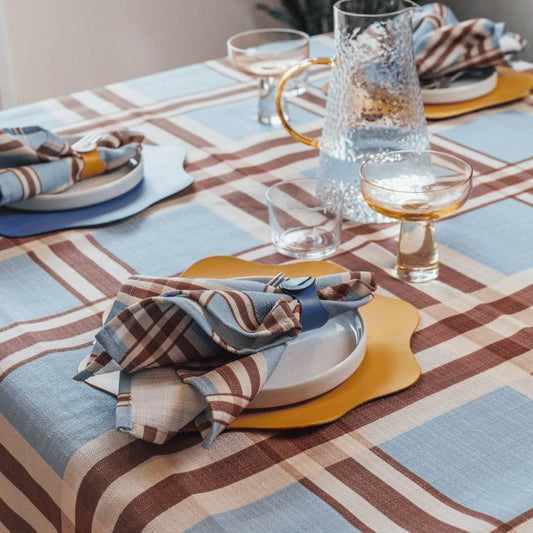 Tags By Elysian The Scallop Leather Placemat Set