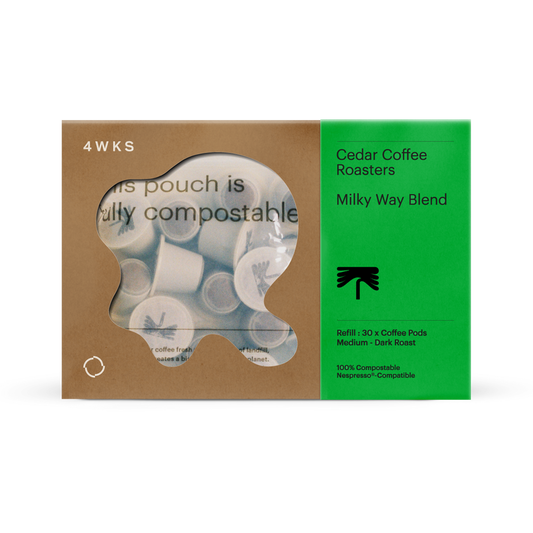 Cedar Milky Way Compostable Coffee Pods