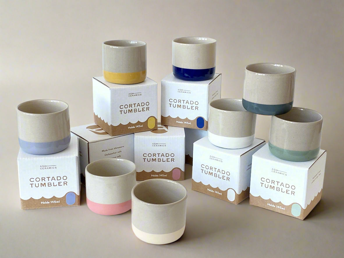 Ash Ceramics Handmade Ceramic Cortado Tumbler