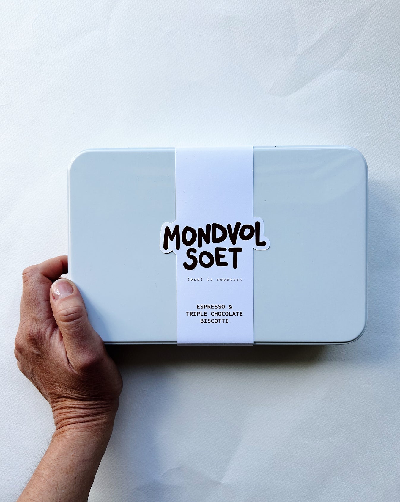 Mondvol Soet Four Kinds of Chocolate & Coffee Biscotti Gift Tube