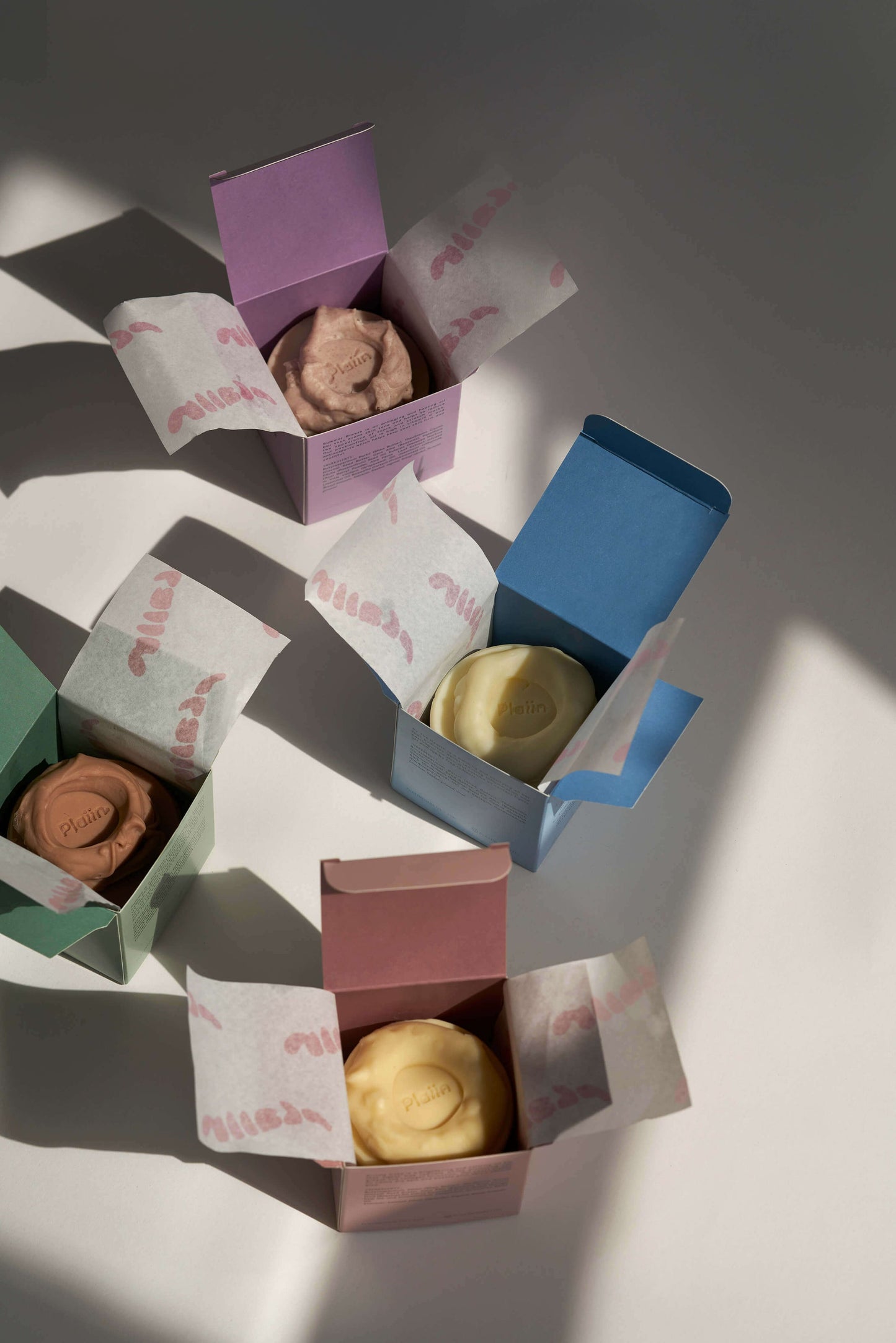 Plaiin Natural Body Oil Bar Gift Set Standard Combo (4)