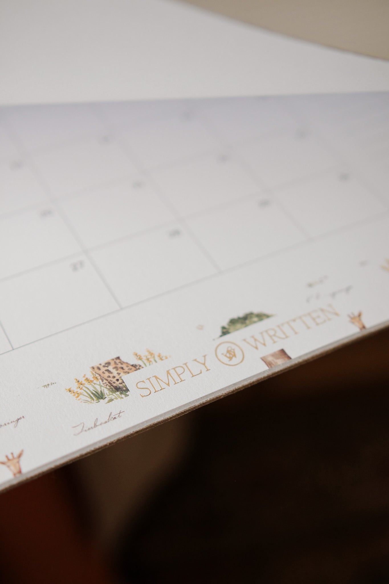 Simply Written 2025 Desk Planner