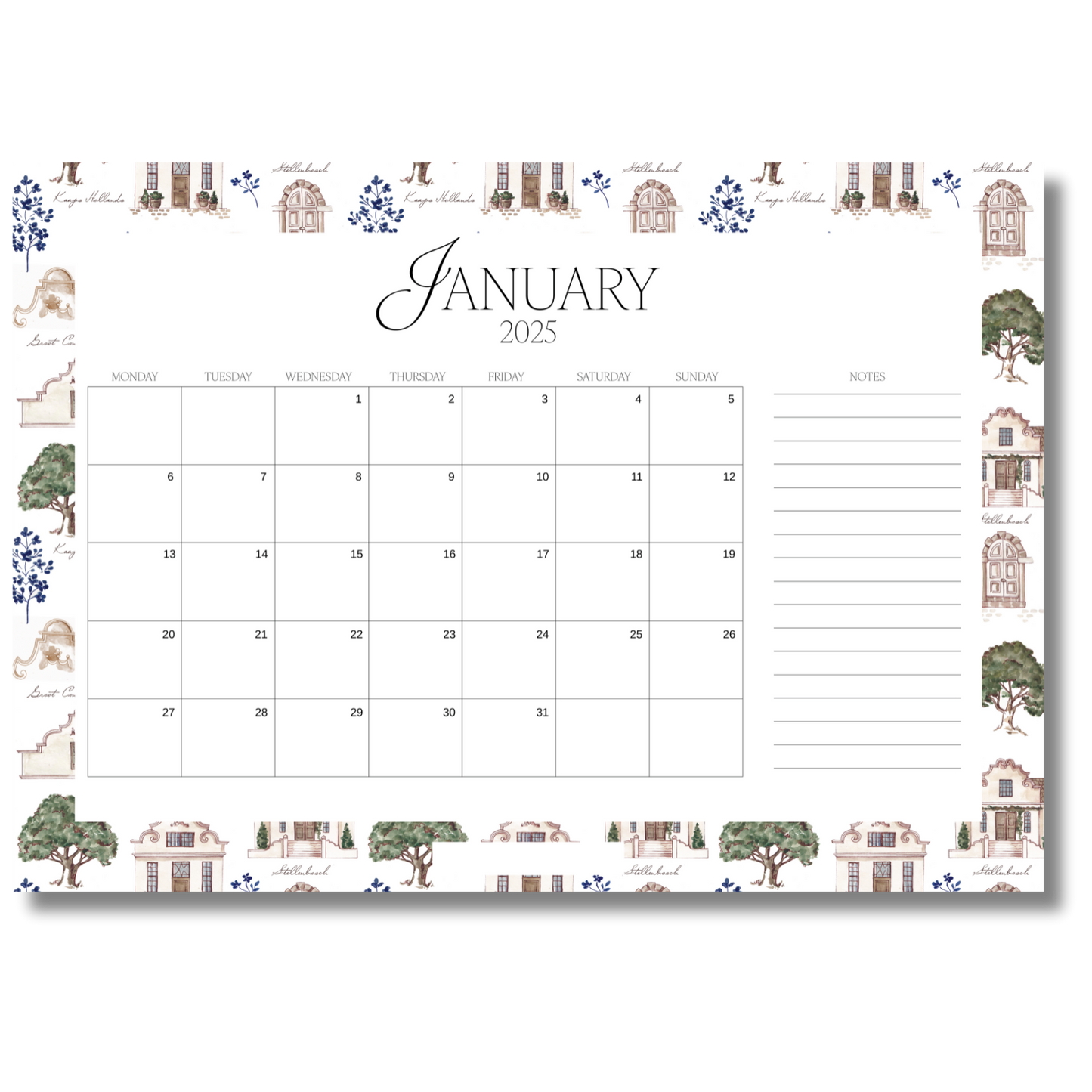Simply Written 2025 Desk Planner Heritage