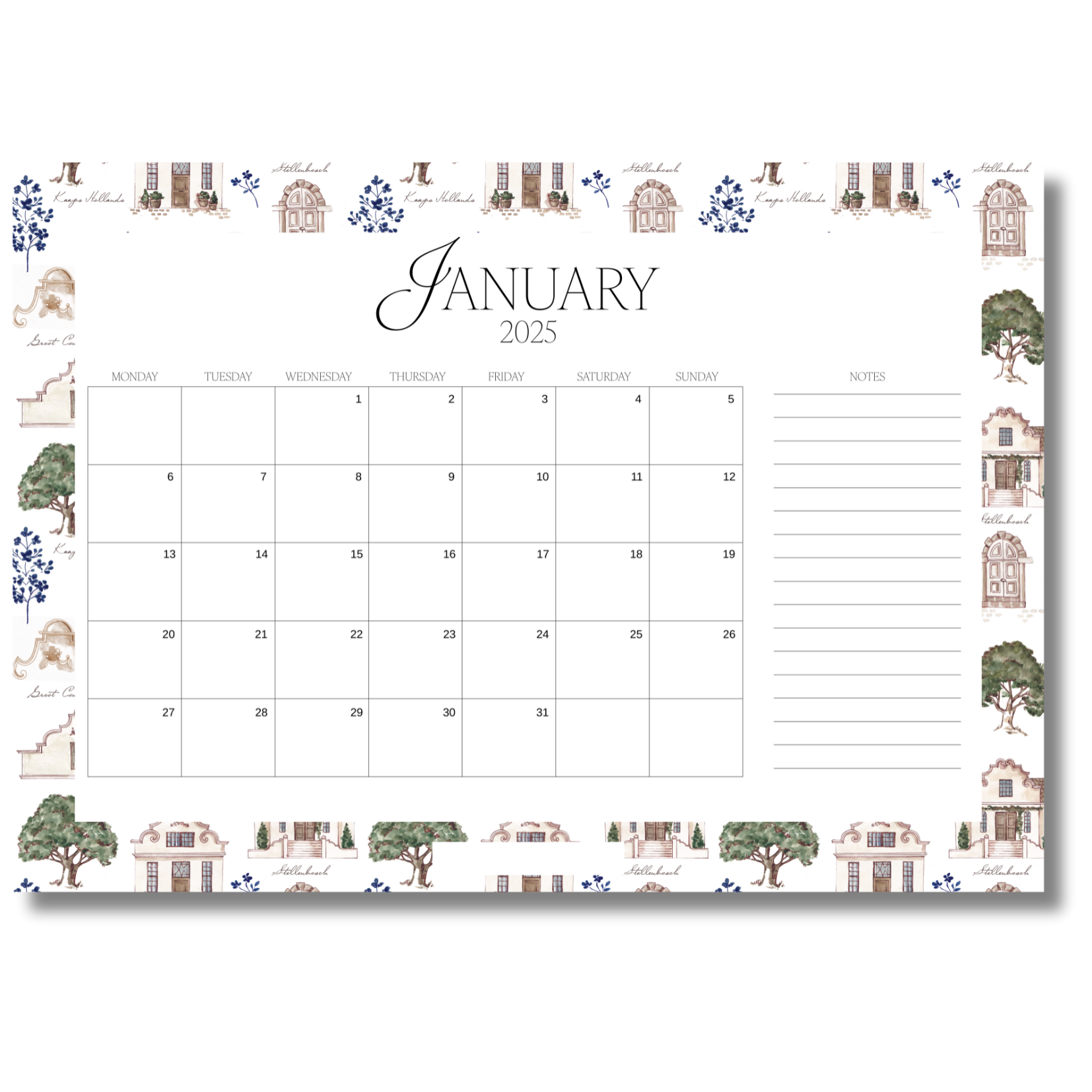 Simply Written 2025 Desk Planner Heritage