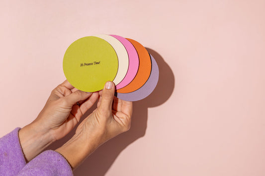 Tags By Elysian Personalised Leather Coaster Gift Set