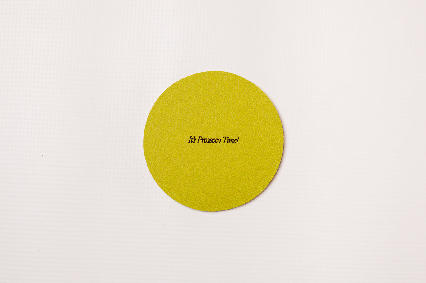 Tags By Elysian Personalised Leather Coaster Gift Set All Lime 4