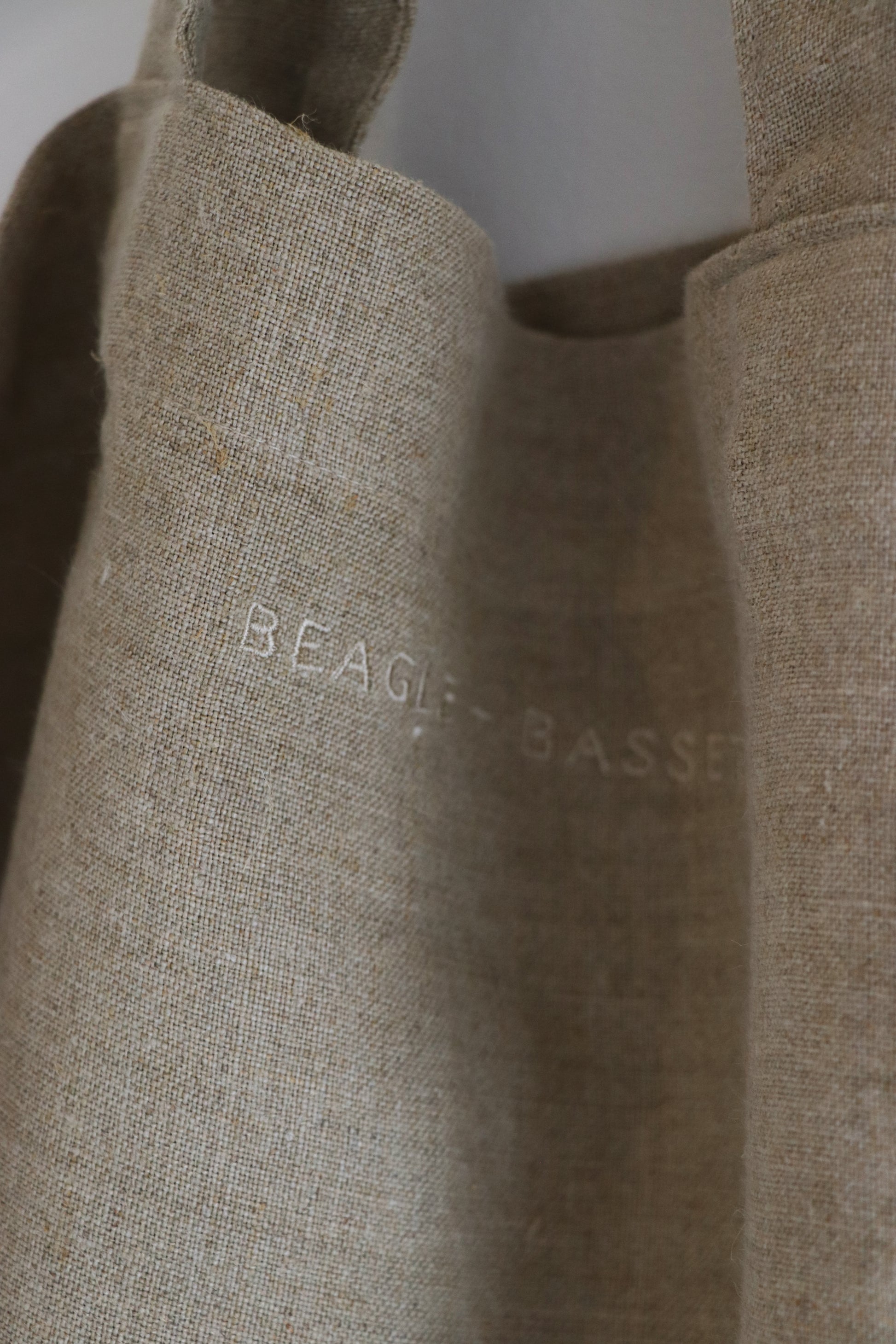 Beagle & Basset Linen Tote Bag