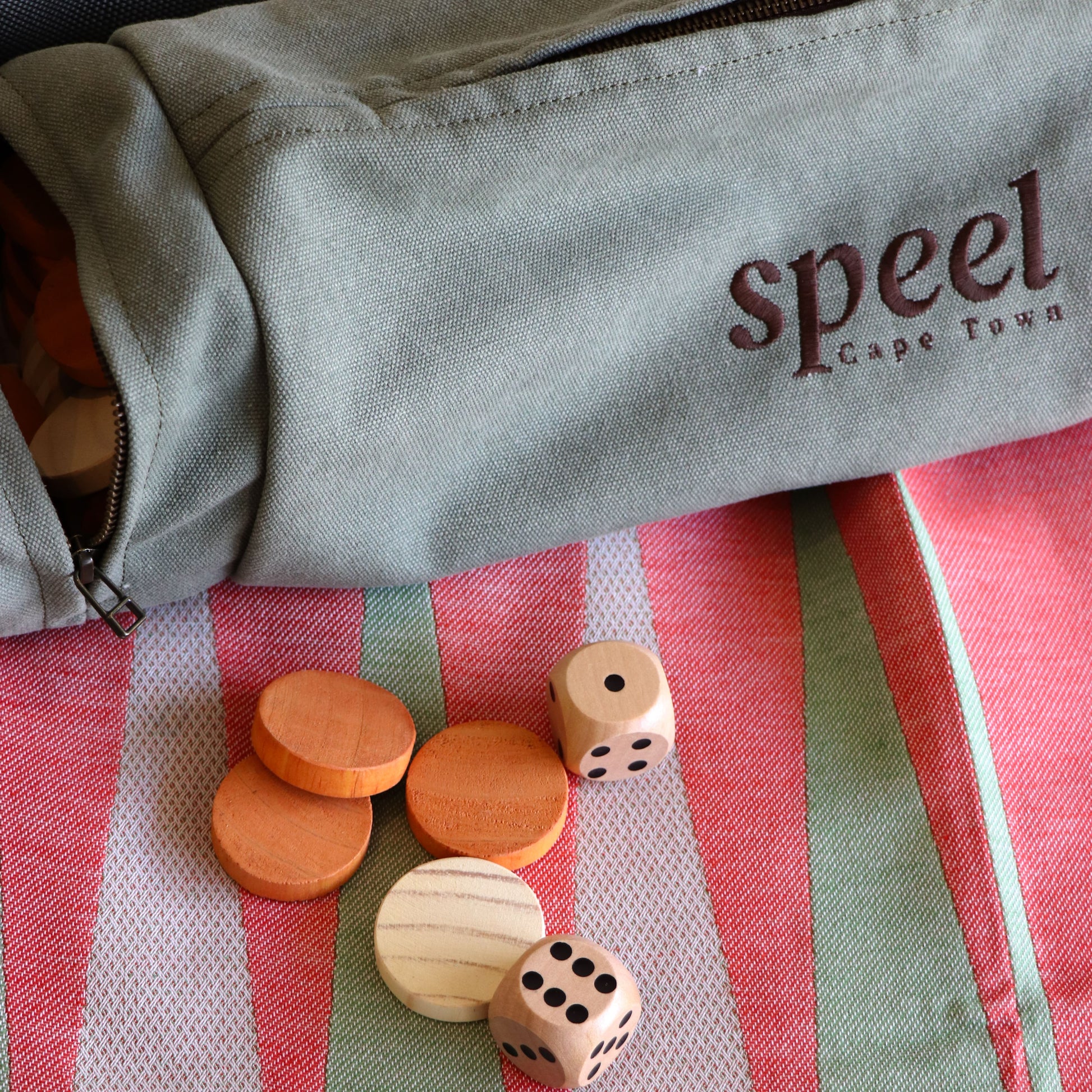 Speel Backgammon Towel Mat Set