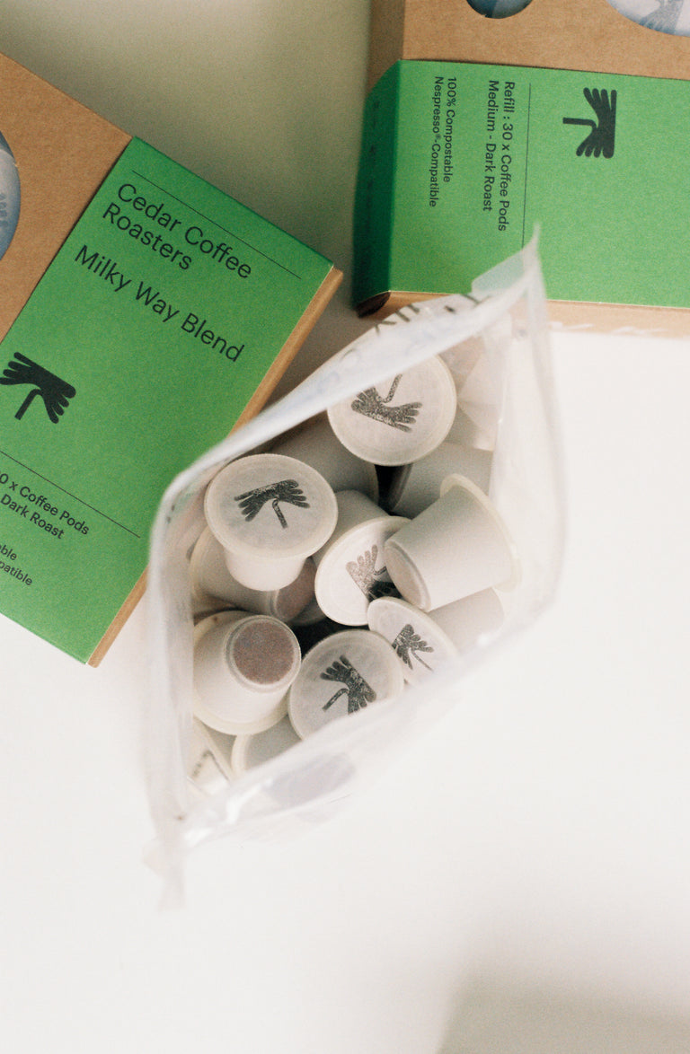 Cedar Milky Way Compostable Coffee Pods