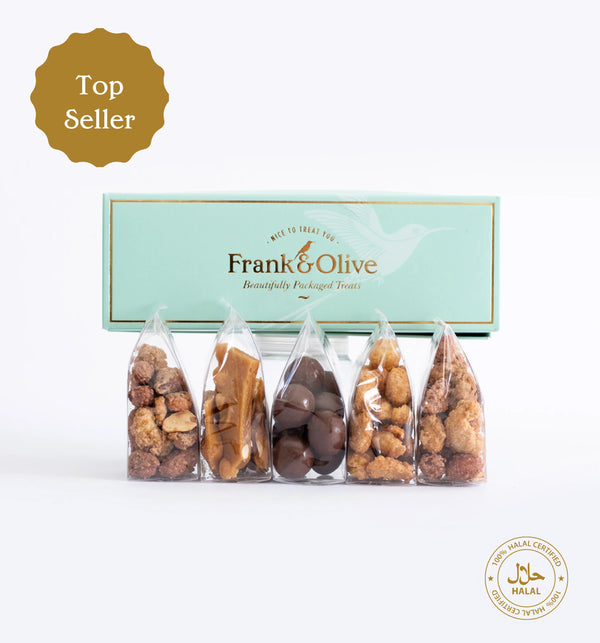 Frank & Olive Mixed Nuts & Brittles Treat Box