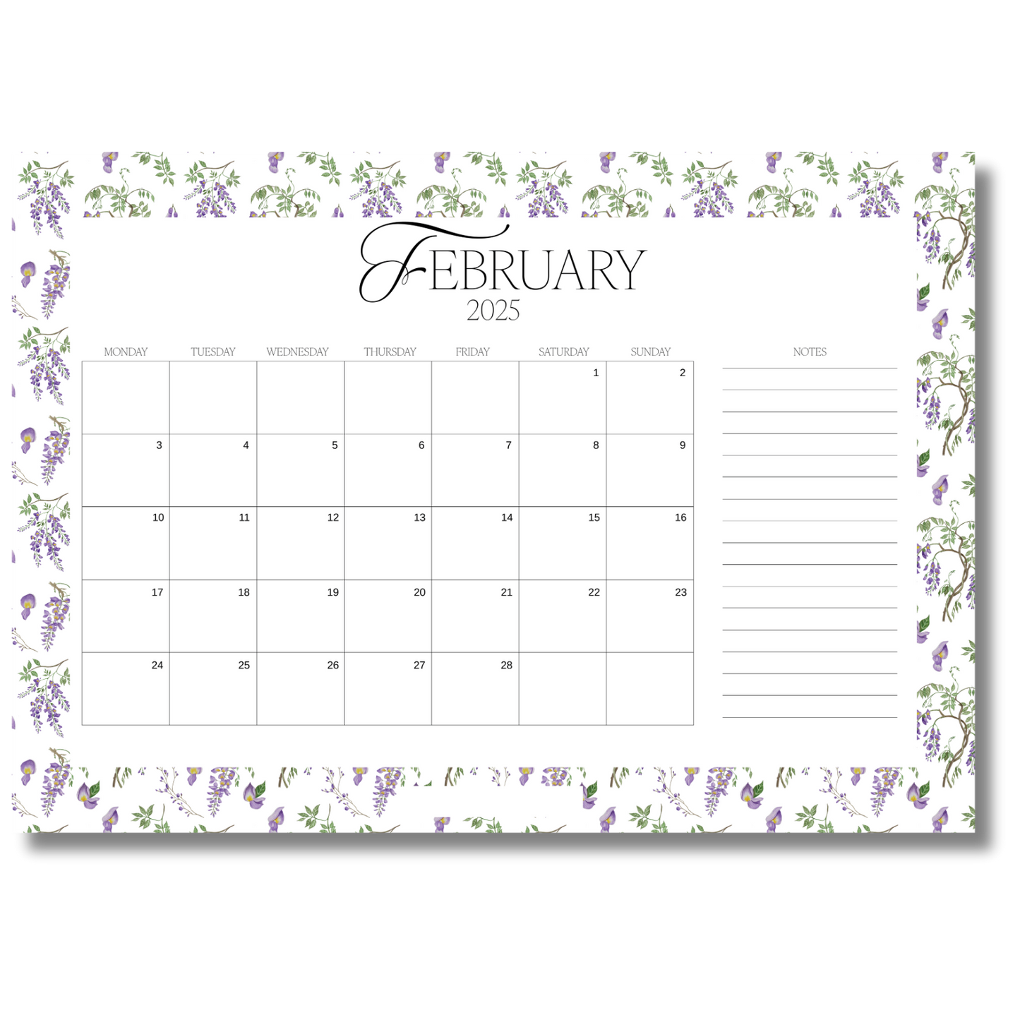 Simply Written 2025 Desk Planner
