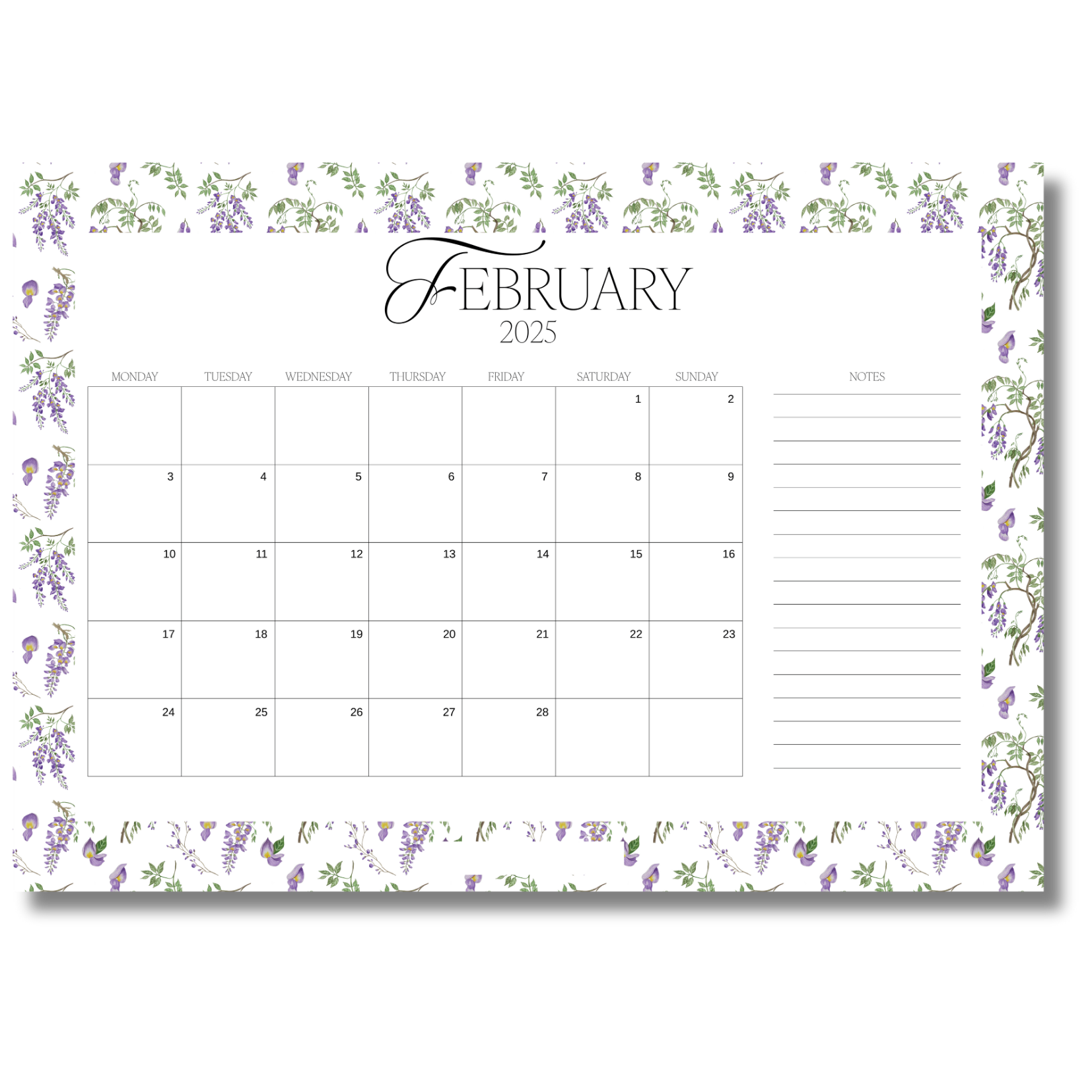 Simply Written 2025 Desk Planner