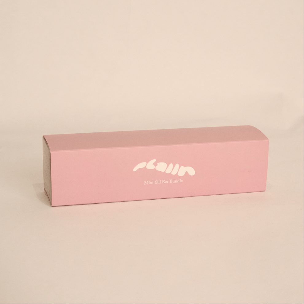 Plaiin Natural Body Oil Bar Gift Set Mini Combo (4)